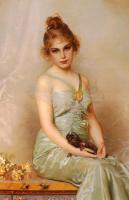 Vittorio Matteo Corcos - The Wounded Puppy